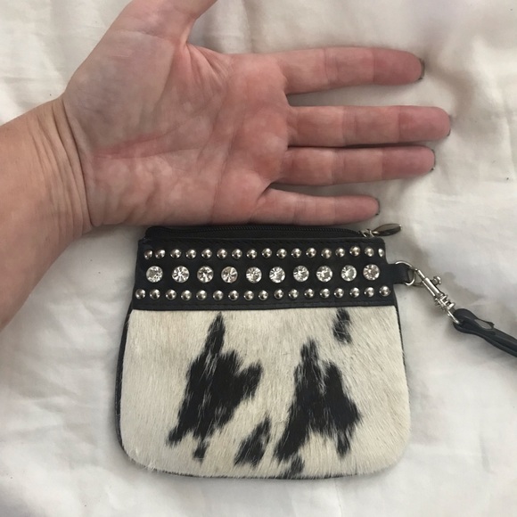 Zipped Card/Key Calf Hair Holder - Picture 5 of 5